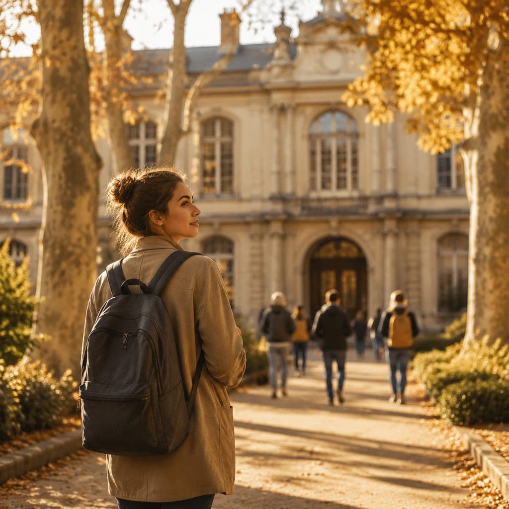 Lycéen révisant les sciences à son bureau avec des fiches, avant l’entrée en première année de santé.