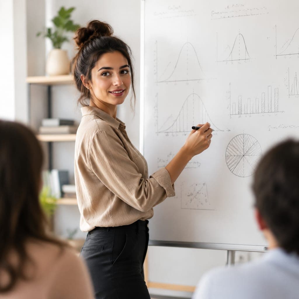 Tableau de graphiques et ordinateur dans une salle d’étude, illustrant les chiffres clés de Parcoursup en santé