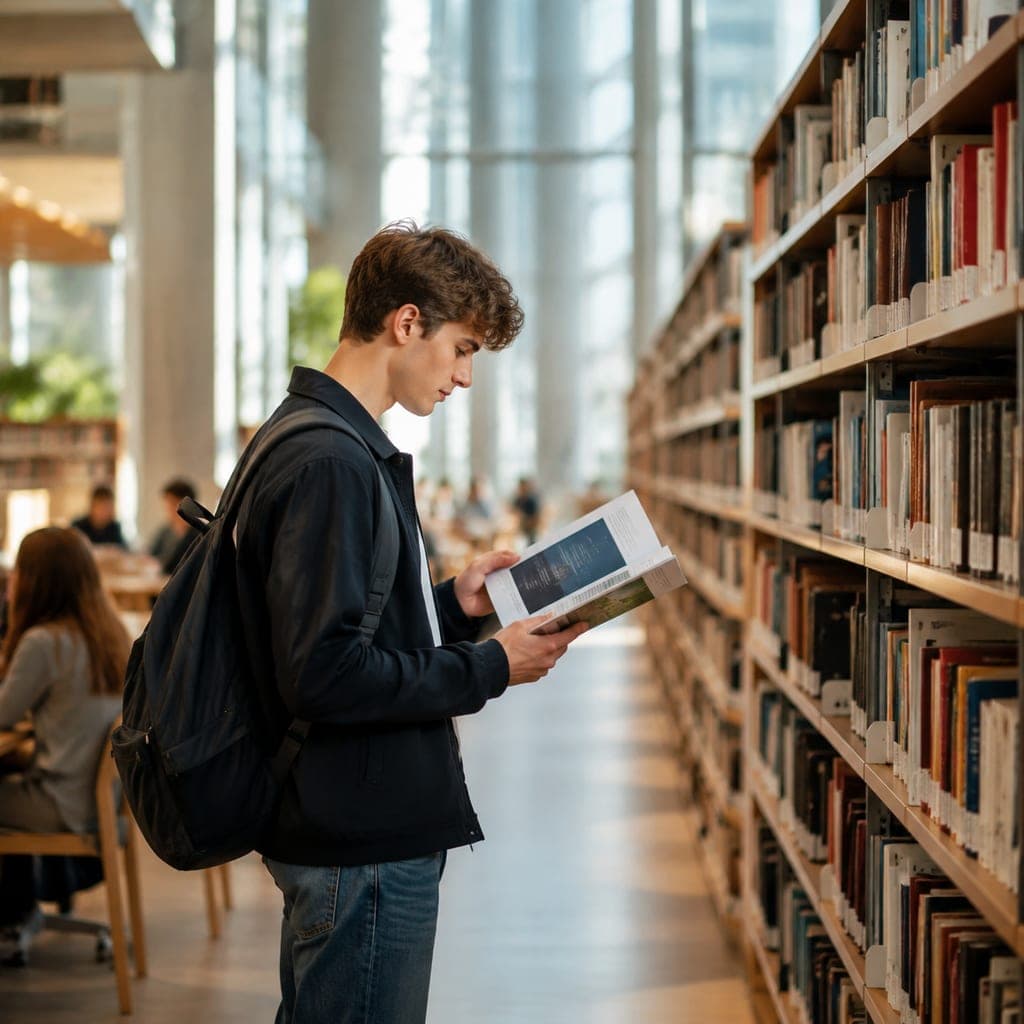 Lycéen consultant la plateforme Parcoursup sur son ordinateur pour préparer ses vœux en études de santé