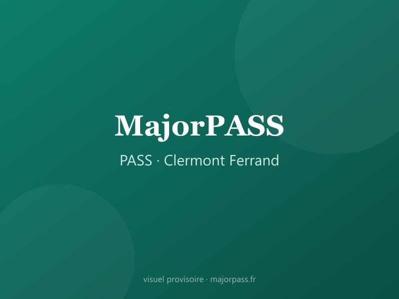 Faculté de médecine de Clermont-Ferrand, études de santé PASS et LAS