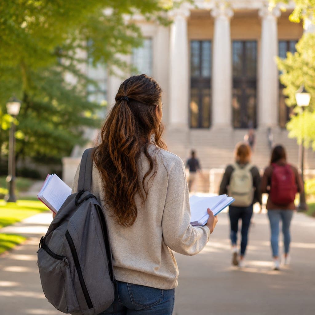 Étudiant en Licence option Accès Santé (L.AS) travaillant sur son parcours vers les études de santé